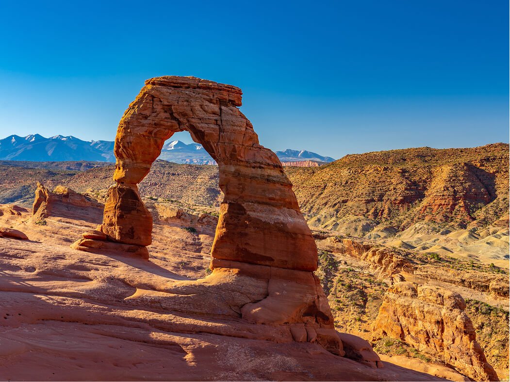 aerial-view-beautiful-mountains-arches-national-park-ut-usa 1