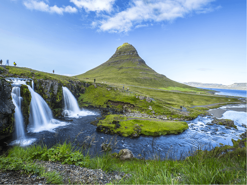 mesmerizing-shot-famous-kirkjufellsfoss-mountain-barnafoss-river-iceland 1