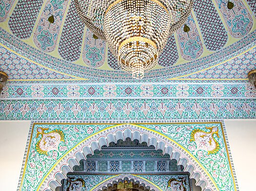 interior-is-traditional-islamic-style-with-large-chandelier-many-details-ornaments 1